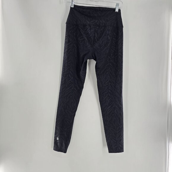 Sweaty Betty All Day Black‎ Leopard Full Length Leggings Size Medium 4-6 - Picture 7 of 9